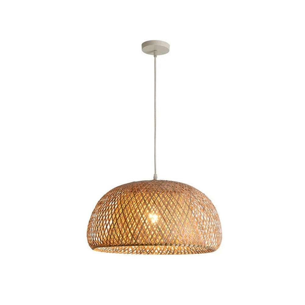 Chic Bamboo Zen Pendant Light - Handwoven Natural Hanging Lamp
